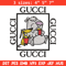 Cartoon Gucci Embroidery design, Cartoon Gucci Embroidery, cartoon design, Embroidery File, Gucci logo, Instant download.jpg