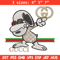 Dog cute gucci Embroidery Design, Gucci Embroidery, Embroidery File, Logo shirt, Sport Embroidery, Digital download..jpg