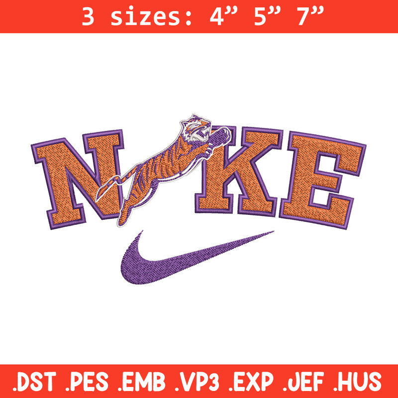 Edward Waters Tigers embroidery design, Sport embroidery, Nike design, Embroidery file,Embroidery shirt,Digital download.jpg