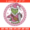 Grinch logo embroidery design, Grinch embroidery, Chrismas design,Embroidery shirt, Embroidery file, Digital download.jpg