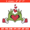 Grinch love embroidery design, Grinch embroidery, Chrismas design, Embroidery shirt, Embroidery file, Digital download.jpg