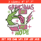 Grinchmas mode embroidery design, Grinch embroidery, Chrismas design, Embroidery shirt, Embroidery file,Digital download.jpg