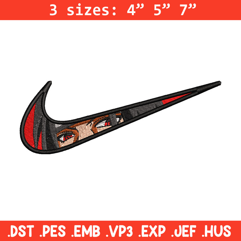 Itachi eyes nike embroidery design, Naruto embroidery, nike design, anime design, anime shirt, Digital download.jpg