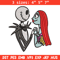 Jack and Sally love Embroidery design, Horror Embroidery, horror design, Embroidery File, logo shirt, Digital download..jpg