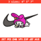 Kuromi Nike embroidery design, Hello kitty embroidery, Nike design, cartoon design, cartoon shirt, Digital download.jpg
