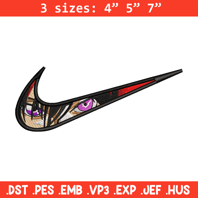 Lelouch vi Britannia Nike embroidery design, anime embroidery, nike design, anime design, anime shirt, Digital download.jpg