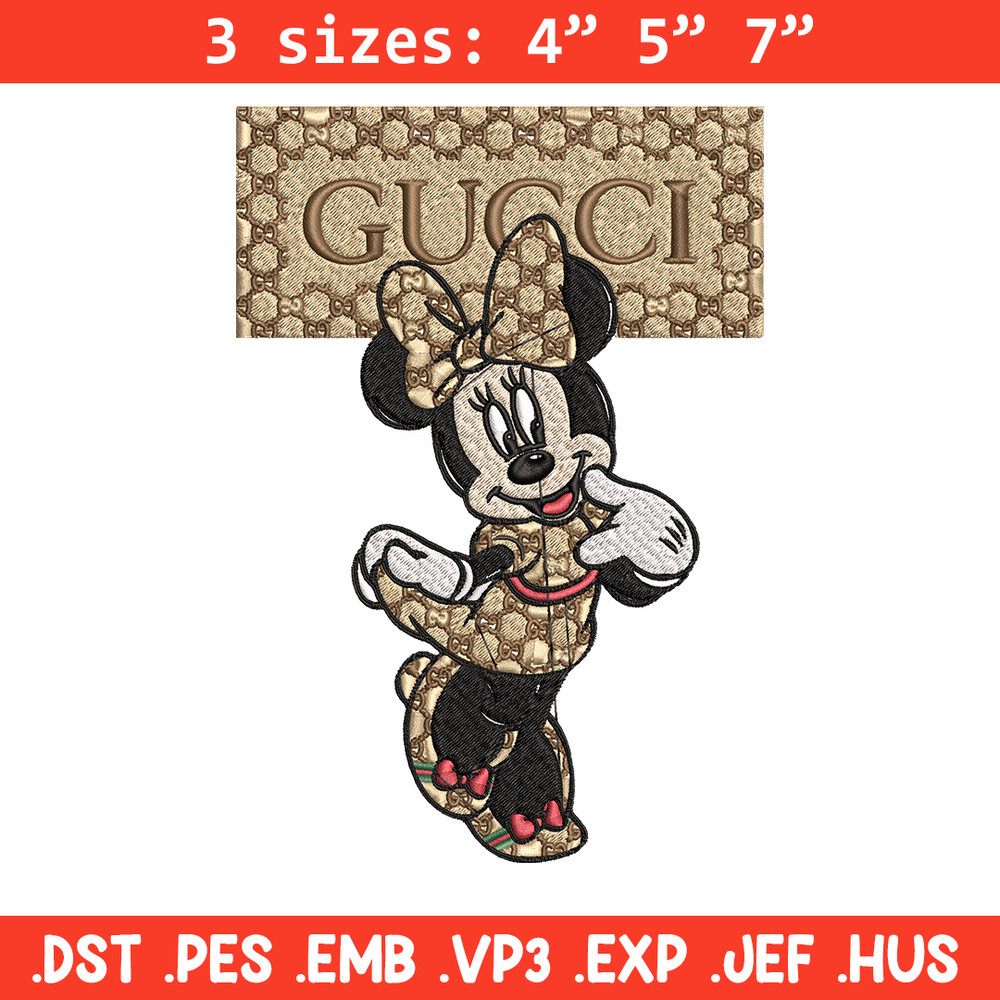 Minnie gucci Embroidery Design, Disney Embroidery, Embroidery File, Brand Embroidery, Logo shirt, Digital download.jpg
