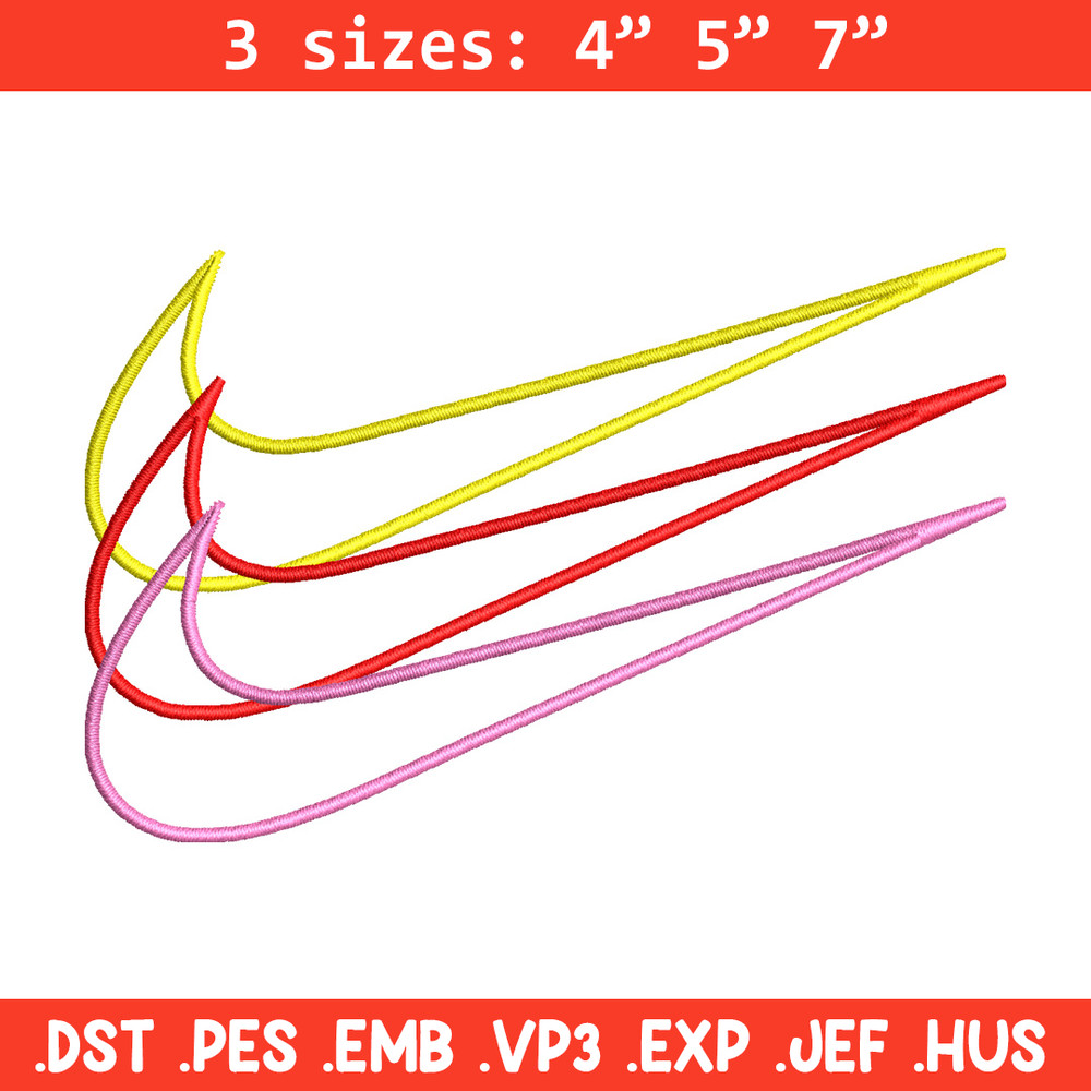 Nike 3 sign embroidery design, Logo embroidery, Nike design, Embroidery shirt, Embroidery file,Digital download.jpg