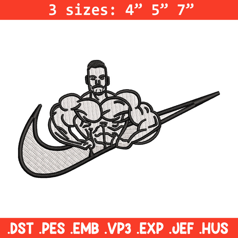 Nike chris embroidery design, Chris Bumstead embroidery, Nike design, Embroidery shirt, Embroidery file,Digital download.jpg