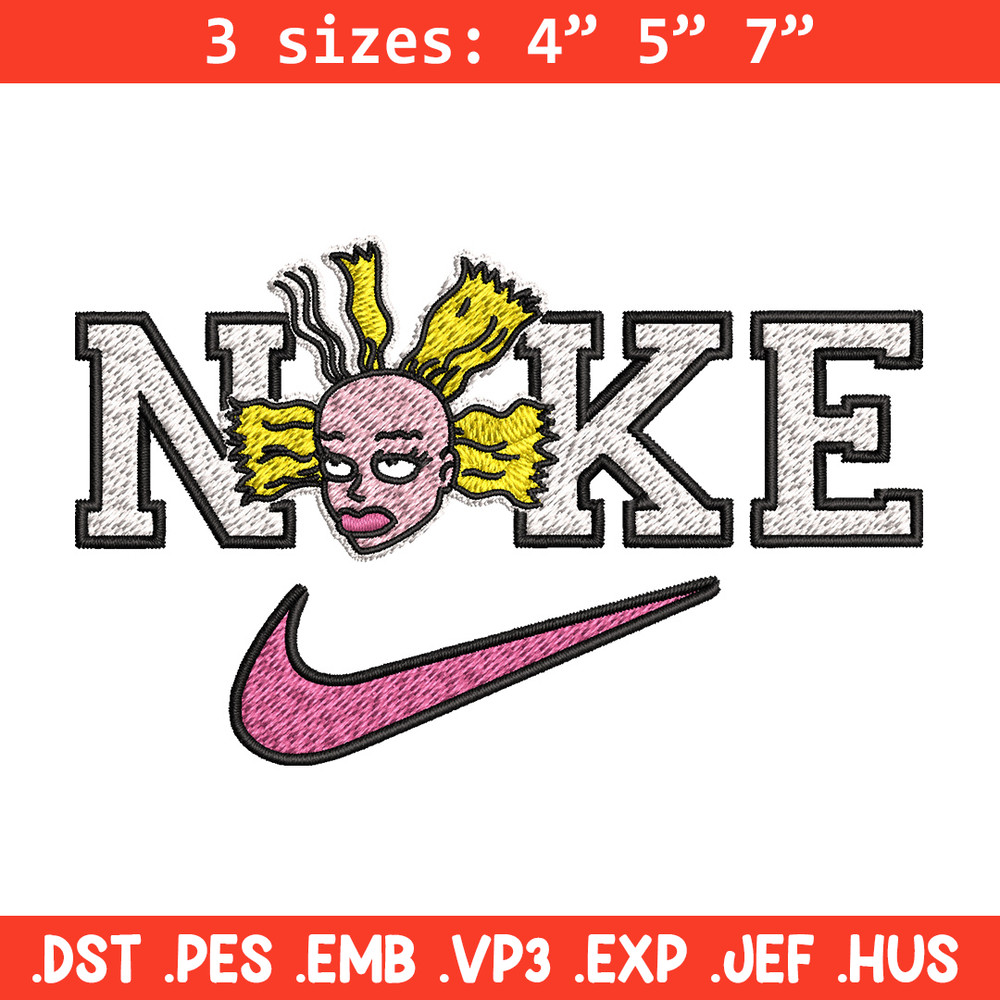 Nike funny girl Embroidery Design, Brand Embroidery, Nike Embroidery, Embroidery File, Logo shirt, Digital download.jpg