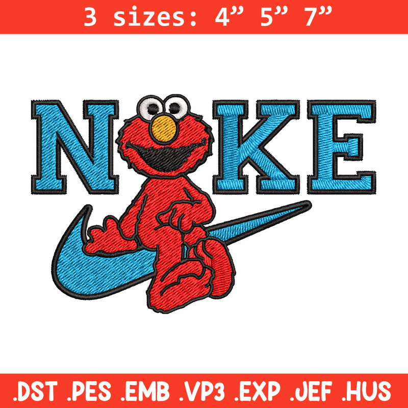 Nike red cartoon Embroidery Design, Nike Embroidery, Brand Embroidery, Embroidery File, Logo shirt, Digital download.jpg