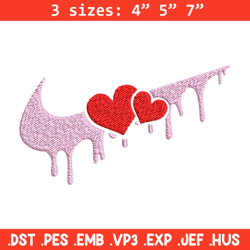 Nike red heart Embroidery Design, Nike Embroidery, Brand Embroidery, Embroidery File, Logo shirt, Digital download.jpg