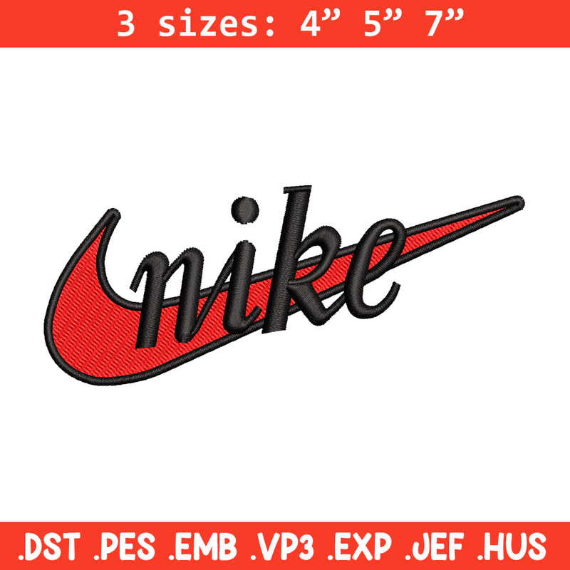 Nike red logo embroidery design, Nike embroidery, Nike design, Embroidery file,Embroidery shirt, Digital download.jpg