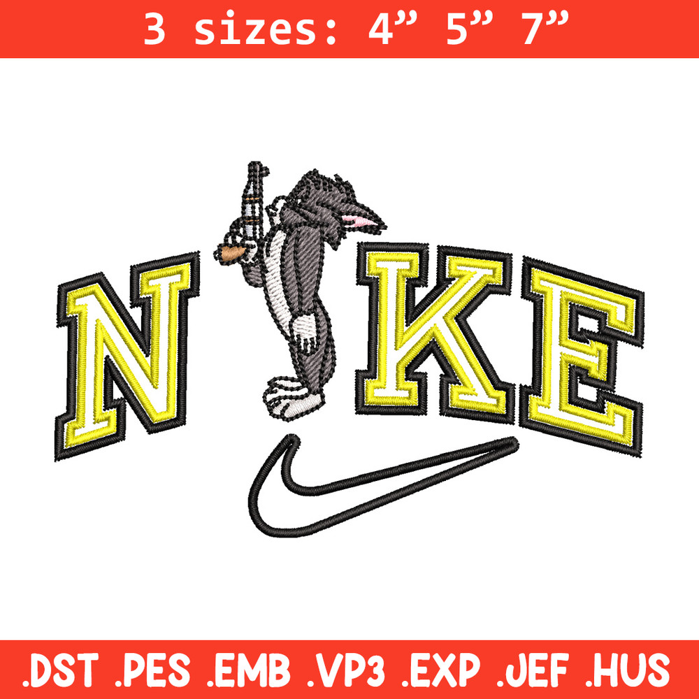 Nike tom gun embroidery design, Tom and jerry embroidery, Nike design,Embroidery file,Embroidery shirt,Digital download.jpg