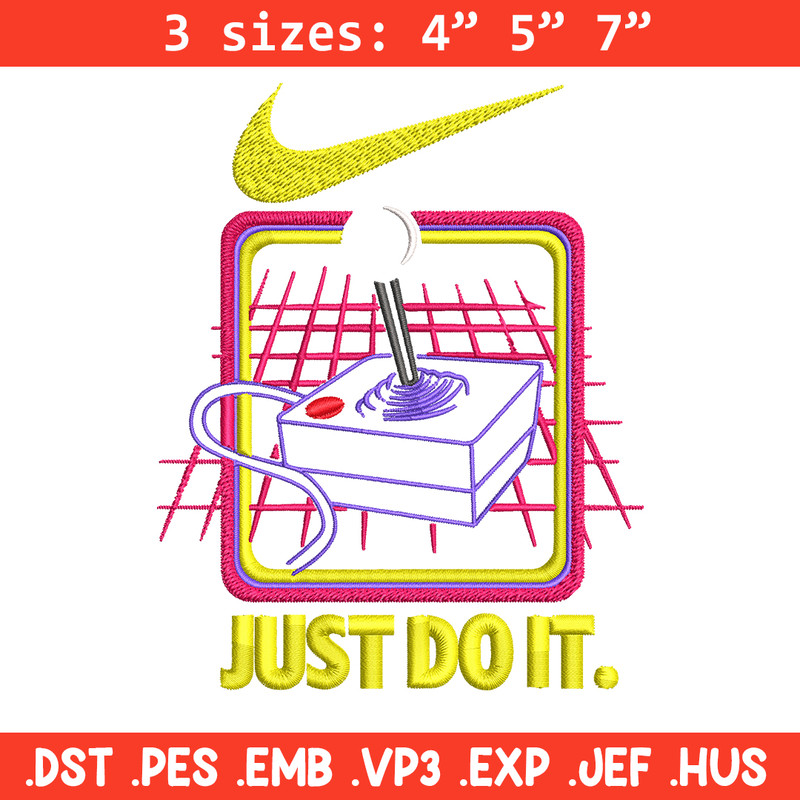 Retro nostalgia game Nike Embroidery design, logo Embroidery, Nike design, Embroidery file, logo shirt, Instant download.jpg