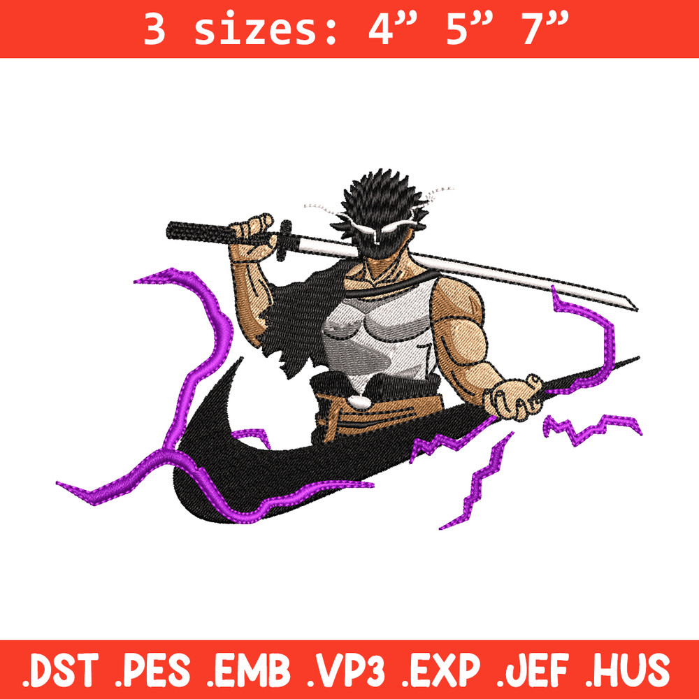 Yami Sukehiro Nike embroidery design, Black Clover embroidery, Nike design, anime design, anime shirt, Digital download.jpg