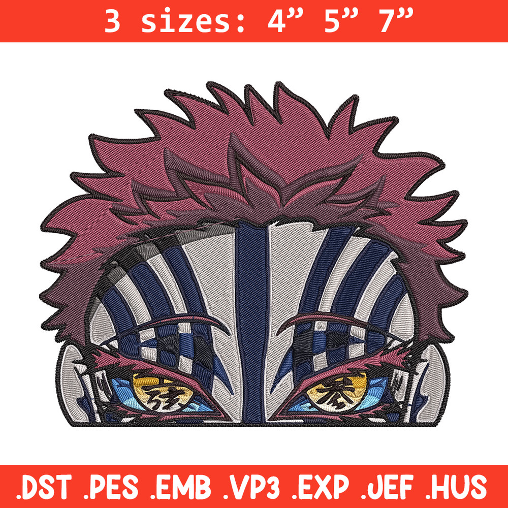 Akaza Embroidery Design, Demon slayer Embroidery, Embroidery File, Anime Embroidery, Anime shirt, Digital download.jpg