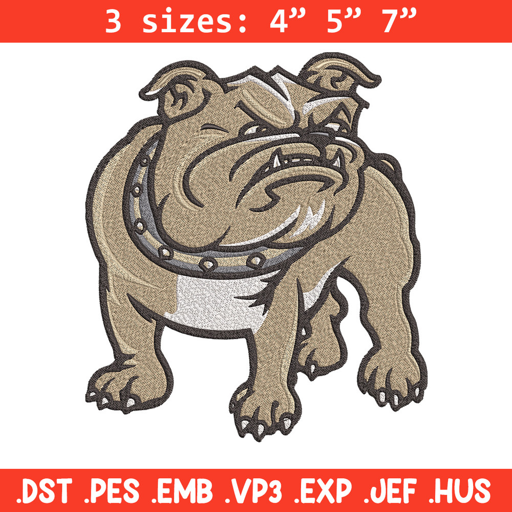 Azalea Bulldogs logo embroidery design, Football embroidery, Sport embroidery, logo sport embroidery,Embroidery design.jpg