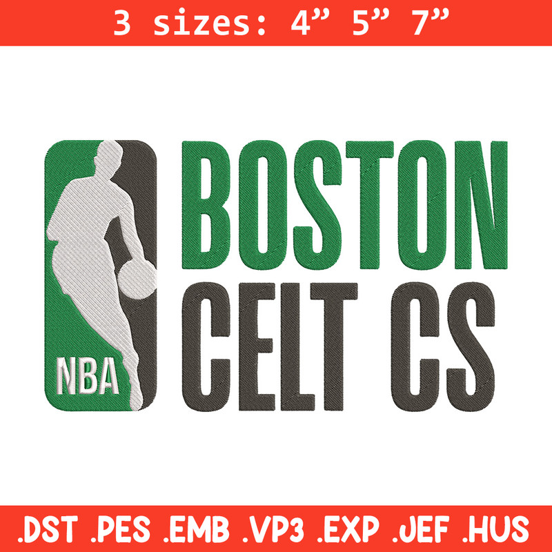 Boston Celtics logo embroidery design, NBA embroidery, Sport embroidery, Logo sport embroidery, Embroidery design..jpg