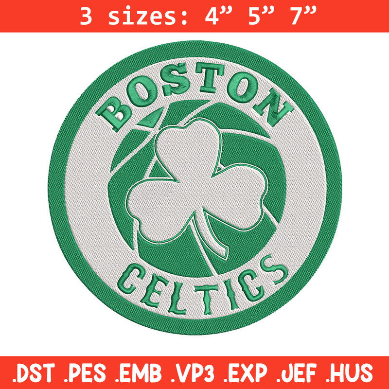 Boston Celtics logo embroidery design,NBA embroidery, Sport embroidery, Logo sport embroidery, Embroidery design.jpg
