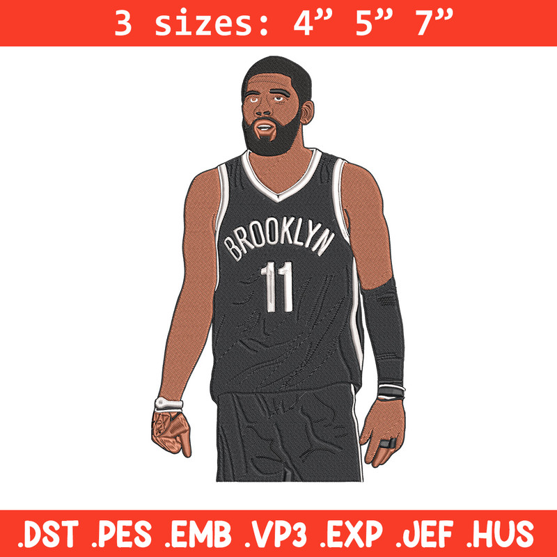 Brooklyn Nets player embroidery design, NBA embroidery,Sport embroidery, Logo sport embroidery, Embroidery design.jpg