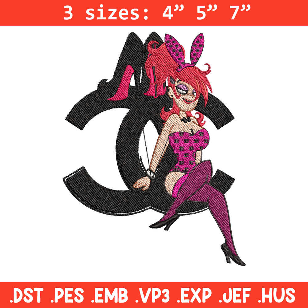 Bunny girl gucci Embroidery Design, Gucci Embroidery, Brand Embroidery, Embroidery File, Logo shirt, Digital download.jpg