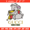 Cartoon Gucci Embroidery design, Cartoon Gucci Embroidery, cartoon design, Embroidery File, Gucci logo, Digital download.jpg