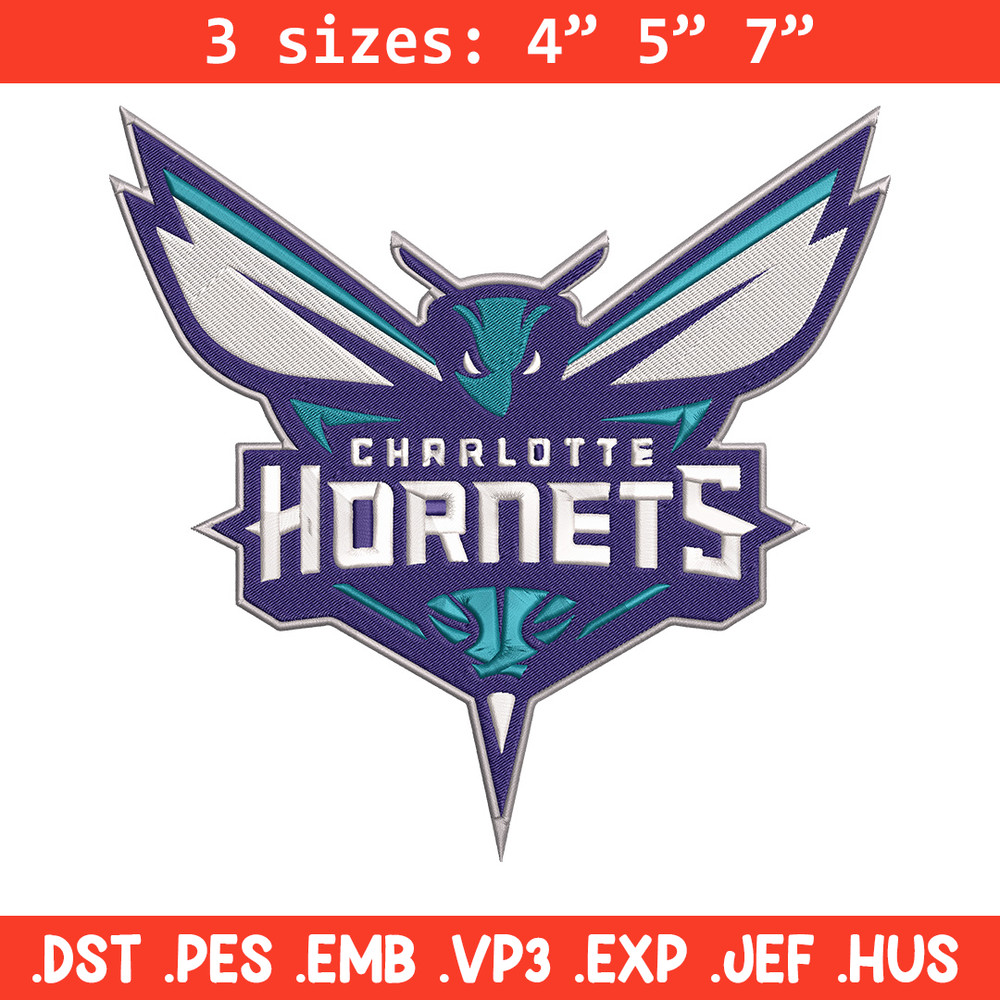 Charlotte Hornets logo embroidery design, NBA embroidery, Sport embroidery, Embroidery design,Logo sport embroidery.jpg