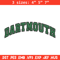 Dartmouth logo embroidery design, Baseball embroidery, Sport embroidery, logo sport embroidery, Embroidery design.jpg