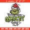 Feeling Extra Grinch Today Embroidery design, Grinch Christmas Embroidery, Grinch design, Logo shirt, Digital download..jpg
