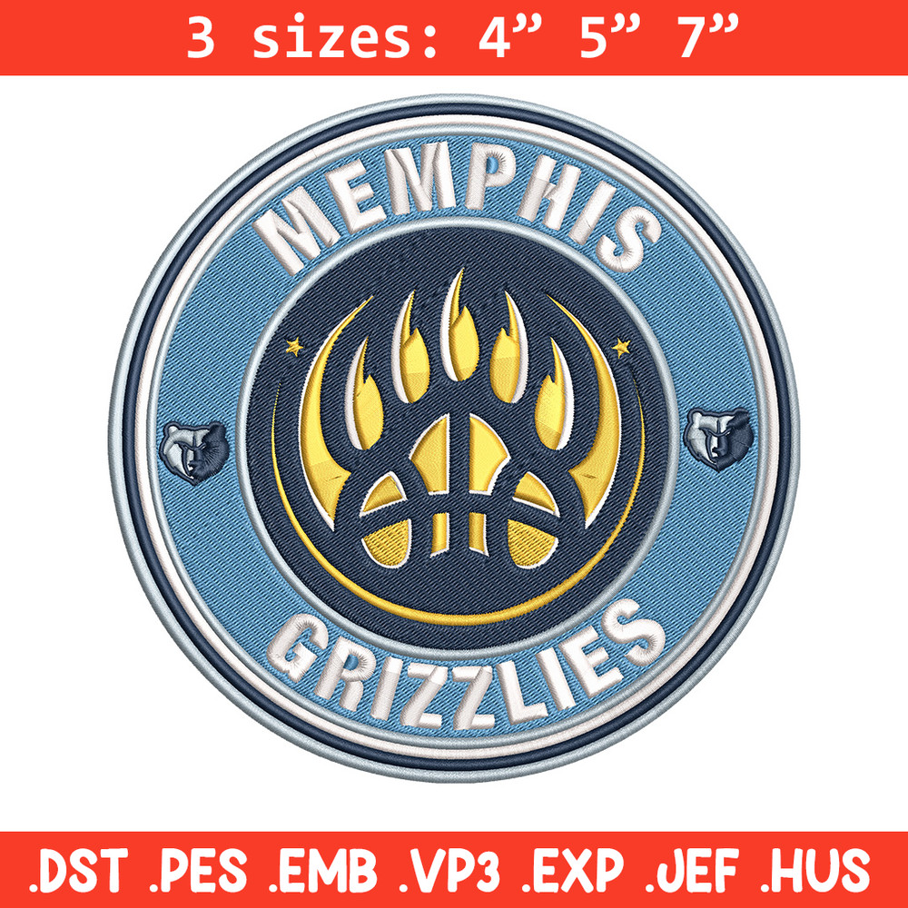 Memphis Grizzlies logo embroidery design, NBA embroidery,Sport embroidery,Embroidery design, Logo sport embroidery.jpg