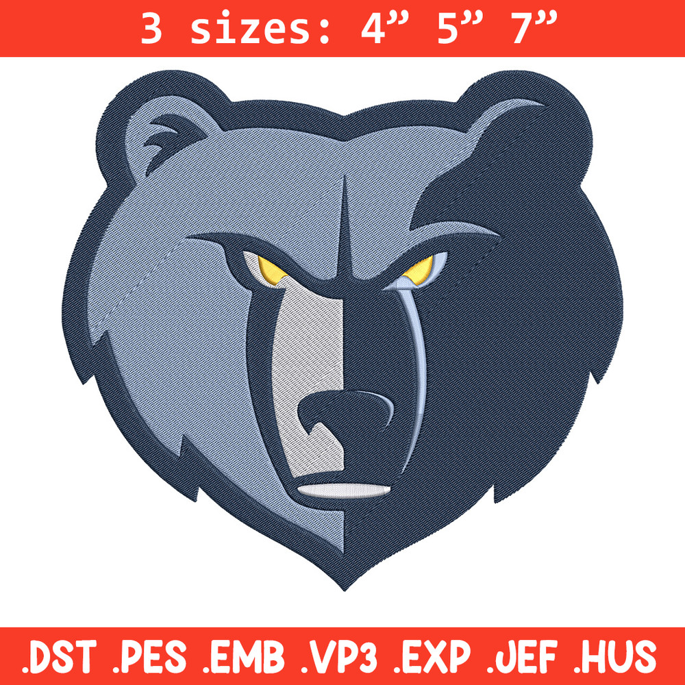 Memphis Grizzlies mascot embroidery design, NBA embroidery, Sport embroidery,Embroidery design, Logo sport embroidery.jpg
