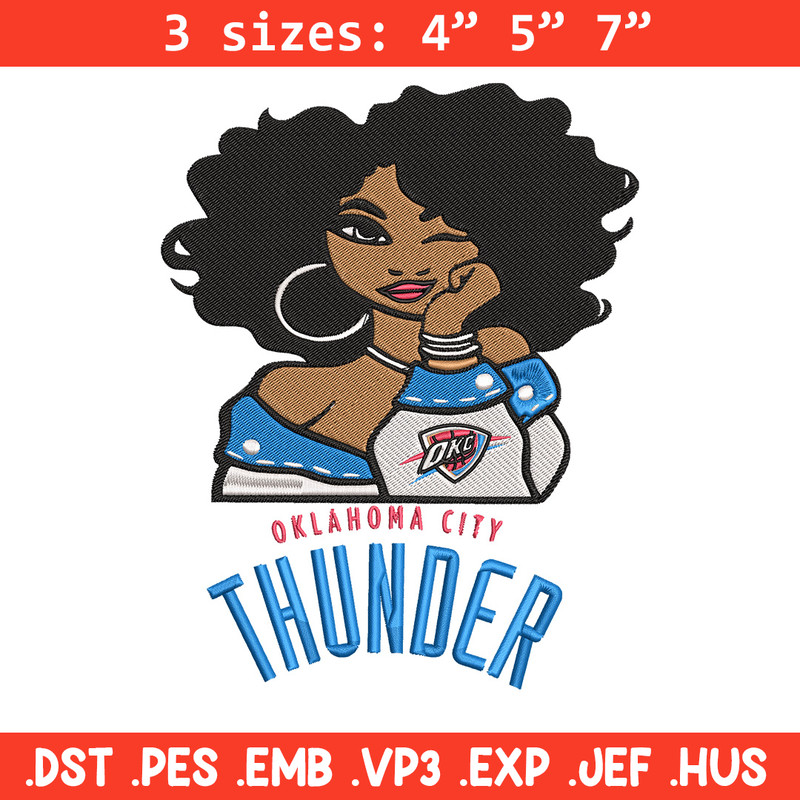 Oklahoma Thunder girl embroidery design, NBA embroidery, Sport embroidery, Embroidery design, Logo sport embroidery.jpg