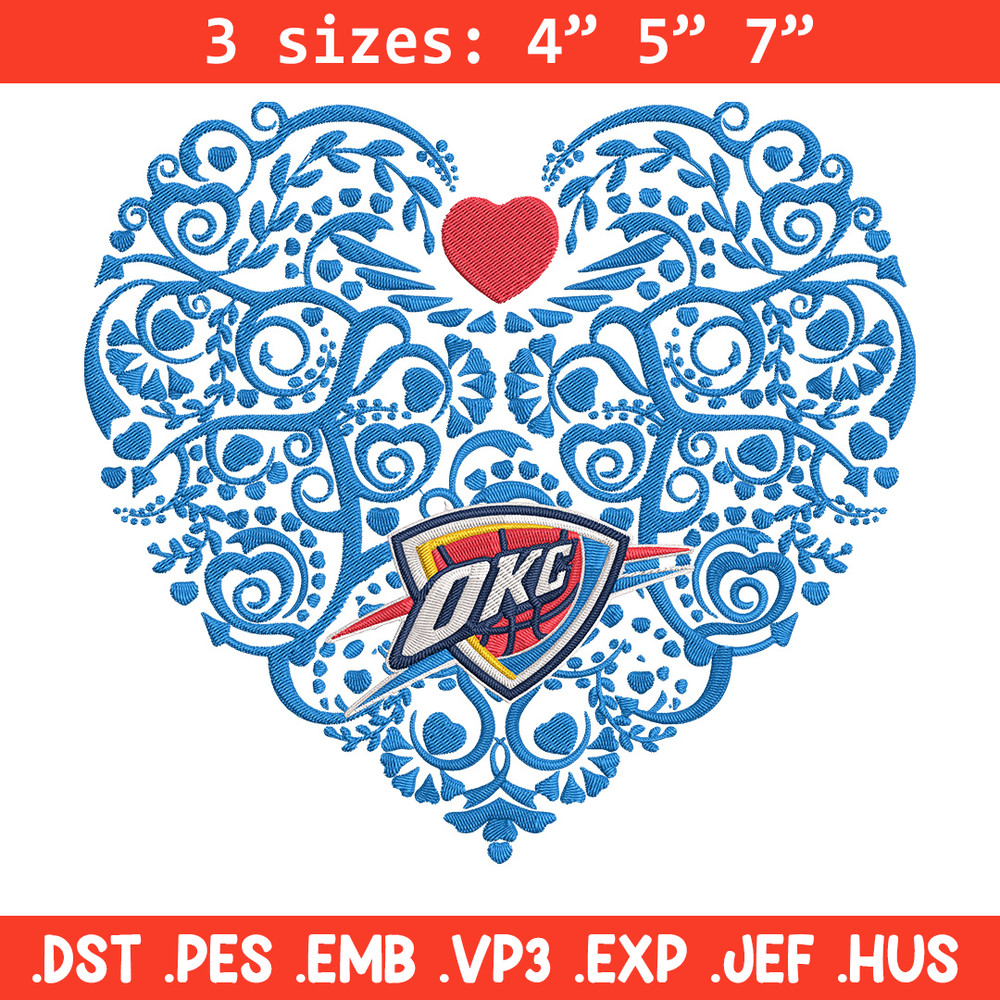 Oklahoma Thunder heart embroidery design, NBA embroidery, Sport embroidery, Embroidery design, Logo sport embroidery.jpg