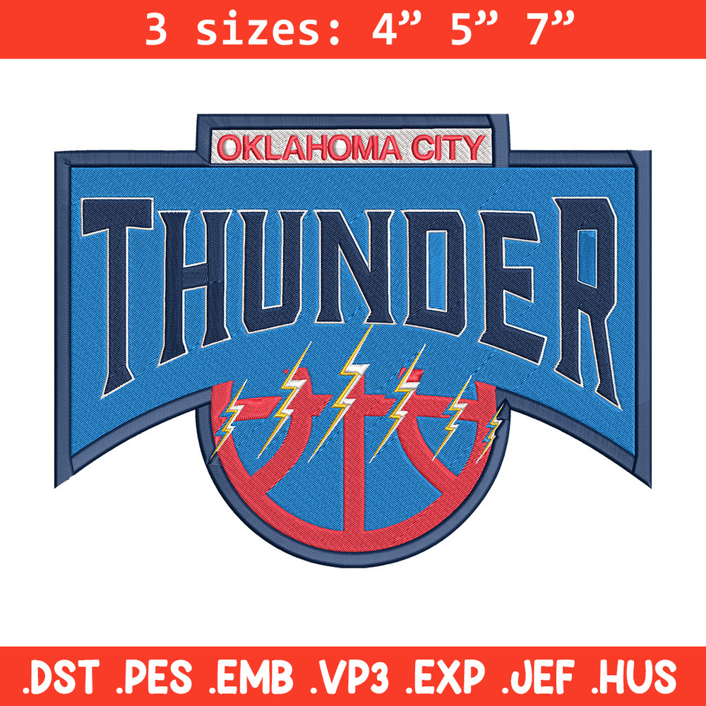 Oklahoma Thunder logo embroidery design,NBA embroidery,Sport embroidery, Embroidery design, Logo sport embroidery..jpg