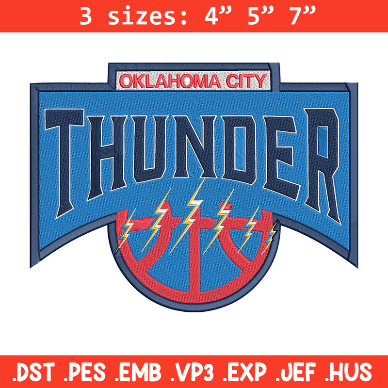 Oklahoma Thunder logo embroidery design,NBA embroidery,Sport embroidery, Embroidery design, Logo sport embroidery..jpg
