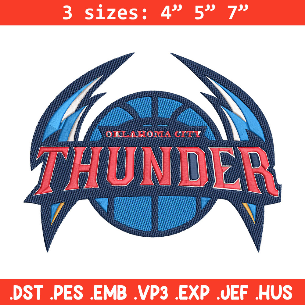 Oklahoma Thunder logo embroidery design,NBA embroidery,Sport embroidery,Embroidery design, Logo sport embroidery..jpg