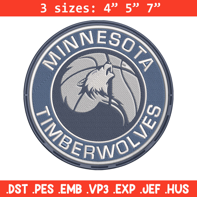 Timberwolves logo embroidery design, NBA embroidery, Sport embroidery, Embroidery design, Logo sport embroidery..jpg