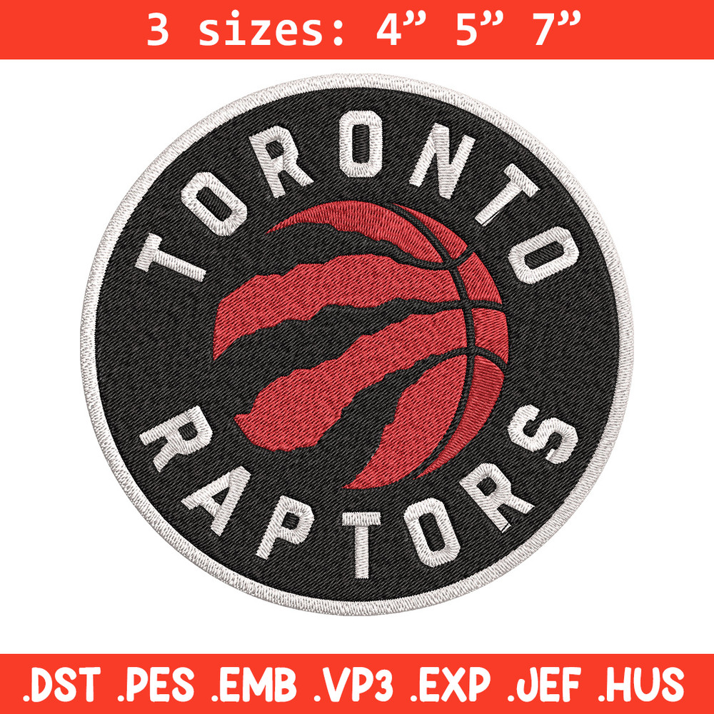Toronto Raptors design embroidery design, NBA embroidery, Sport embroidery,Embroidery design, Logo sport embroidery..jpg