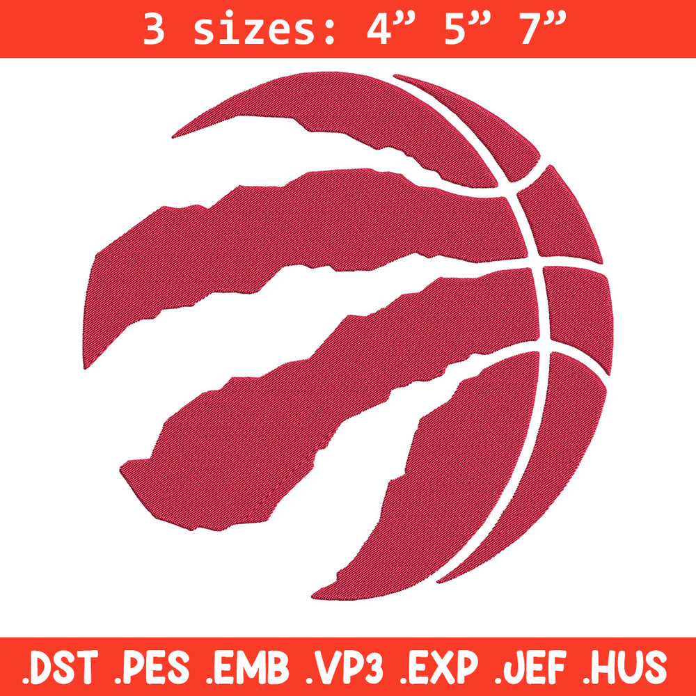 Toronto Raptors logo embroidery design, NBA embroidery, Sport embroidery, Embroidery design, Logo sport embroidery.jpg