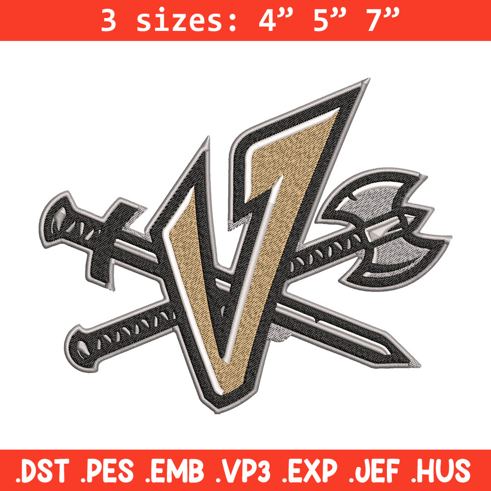 University of Idaho embroidery design, College embroidery,Sport embroidery, logo sport embroidery, Embroidery design.jpg