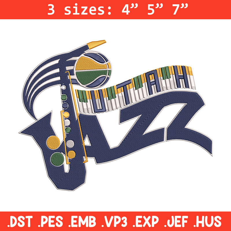 Utah Jazz logo embroidery design, NBA embroidery, Sport embroidery, Embroidery design, Logo sport embroidery.jpg