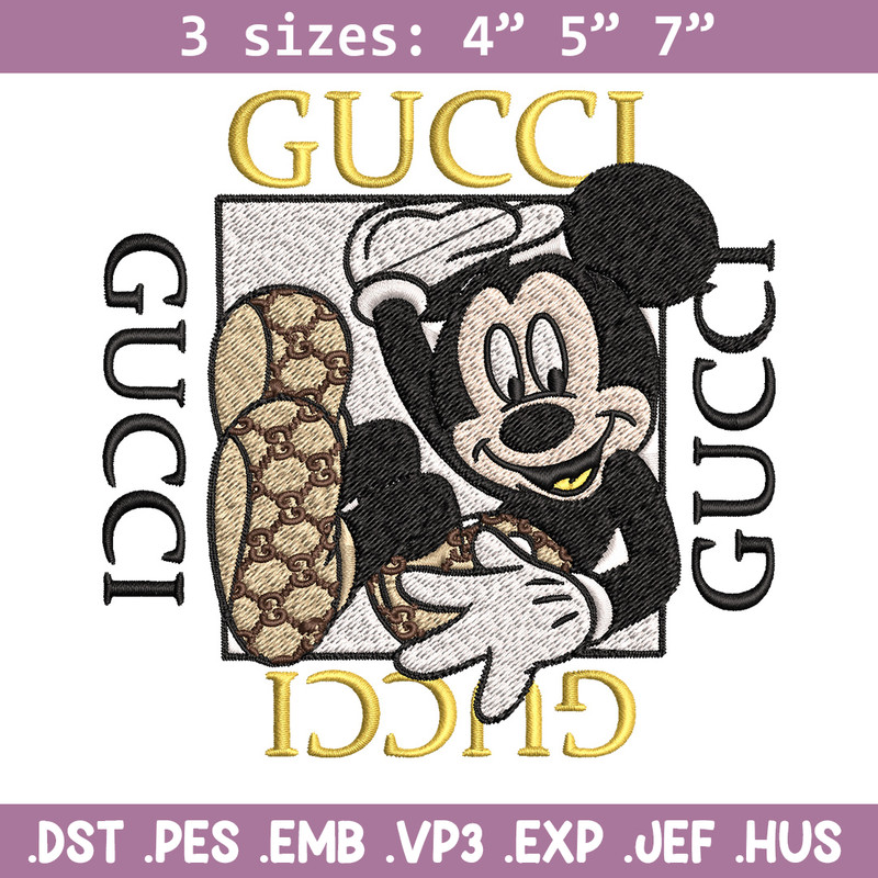 Mickey box gucci Embroidery Design, Gucci Embroidery, Brand Embroidery, Logo shirt, Embroidery File, Digital download.jpg