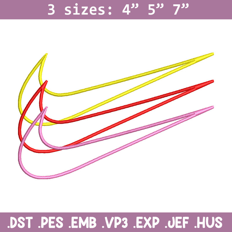 Nike 3 sign embroidery design, Logo embroidery, Nike design, Embroidery shirt, Embroidery file,Digital download.jpg