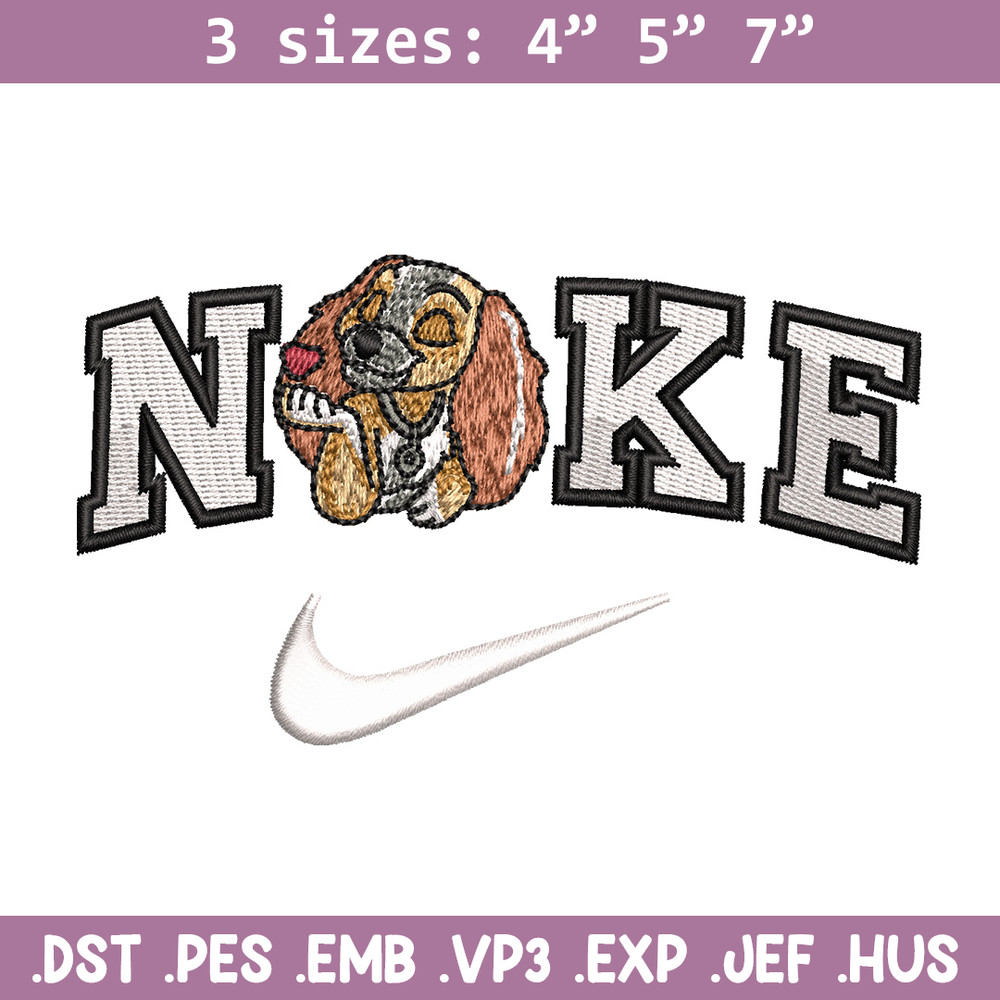 Nike dog embroidery design, Dog embroidery, Nike design, Embroidery shirt, Embroidery file, Digital download.jpg