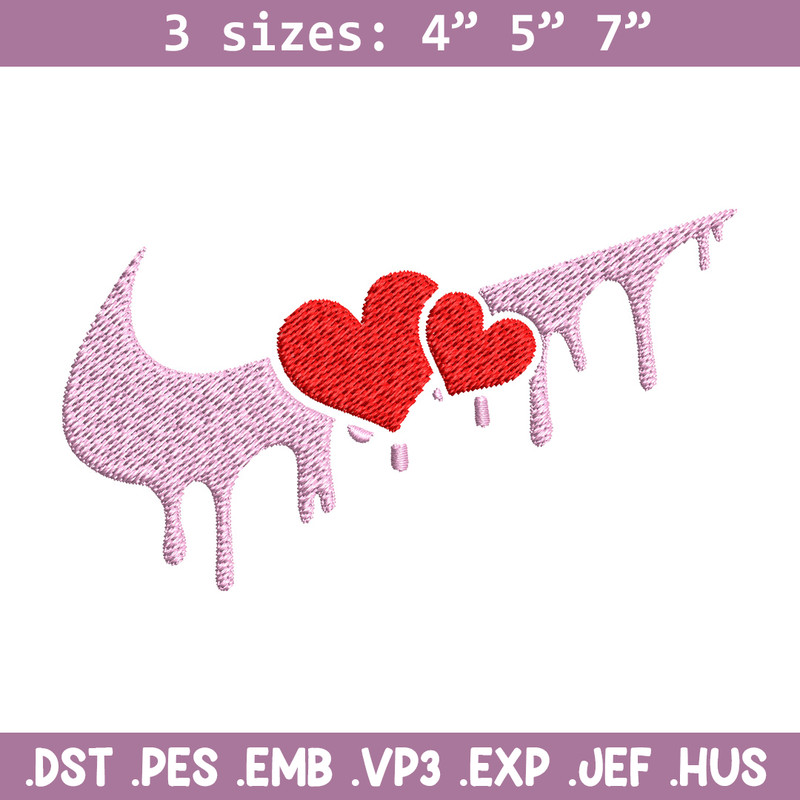 Nike red heart Embroidery Design, Nike Embroidery, Brand Embroidery, Embroidery File, Logo shirt, Digital download.jpg