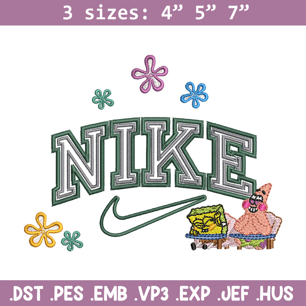 Nike spongebob embroidery design, Spongebob embroidery, Nike design, Embroidery shirt, Embroidery file,Digital download.jpg