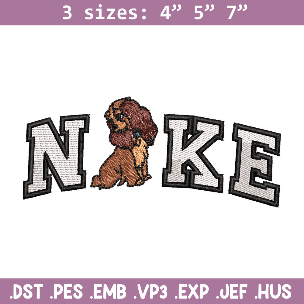 Nike x cute dog embroidery design, Dog embroidery, Nike design, Embroidery shirt, Embroidery file, Digital download.jpg