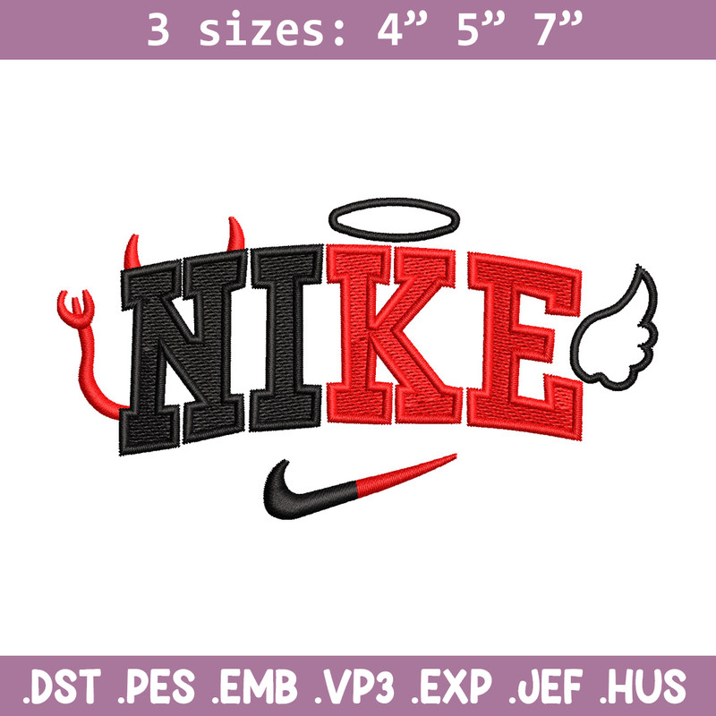 Nike x evil embroidery design, Evil embroidery, Nike design, Embroidery shirt, Embroidery file, Digital download.jpg