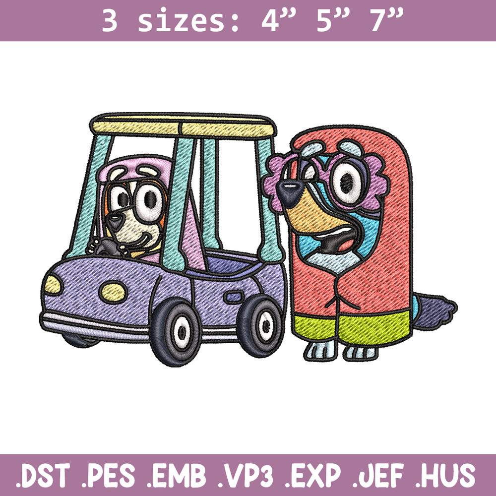 Bluey bingo Embroidery design, Bluey Embroidery, Embroidery File, cartoon design, cartoon shirt, Digital download..jpg